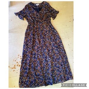 Midi floral dress